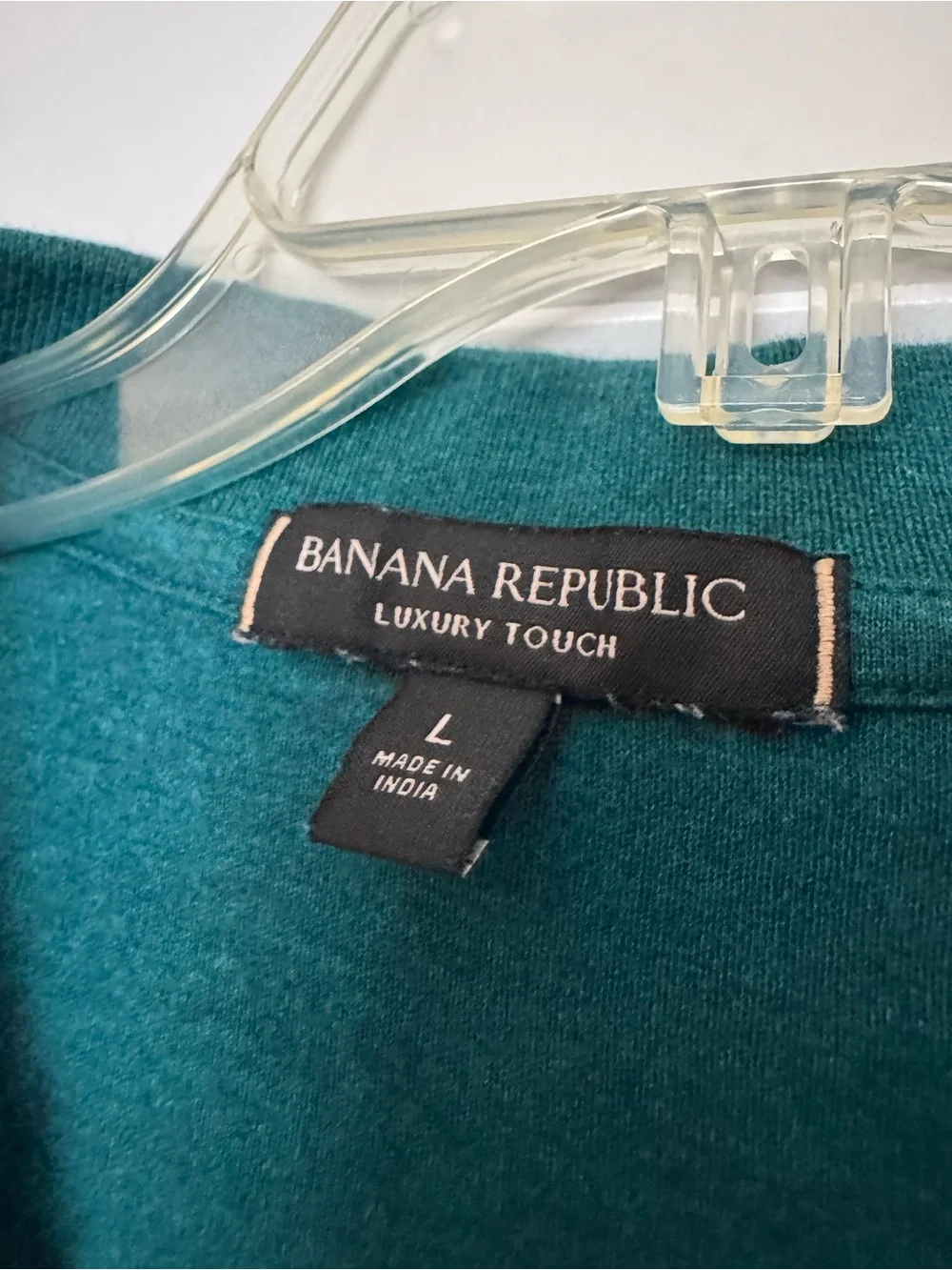 Banana Republic Teal Short-Sleeve Polo